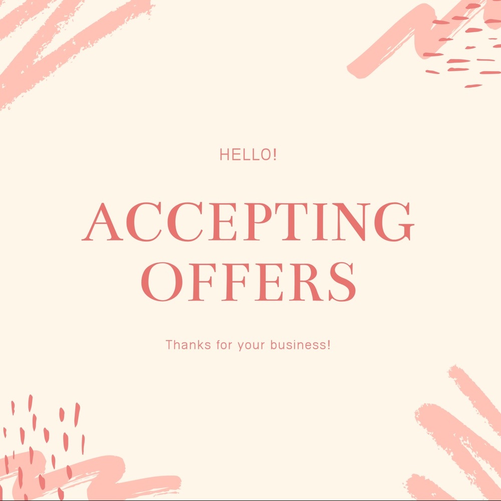 Accepting offers on all listings
